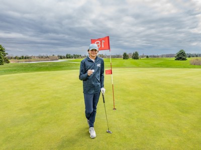 Unity Christian Freshman Arie Landstra Sinks Hole in One